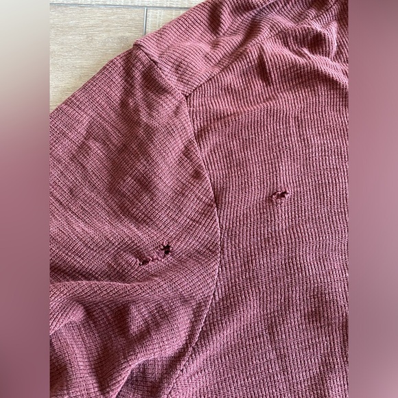 Converse One Star waffle knit zip up hoodie - LARGE - well worn - 2011 - Picture 7 of 10